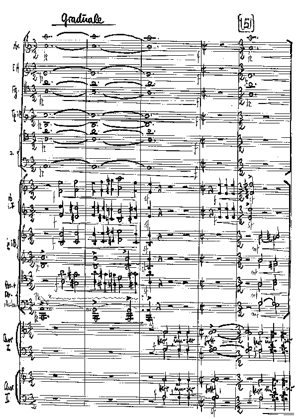 Bertold Hummel: Graduale 1968 (Partitur)