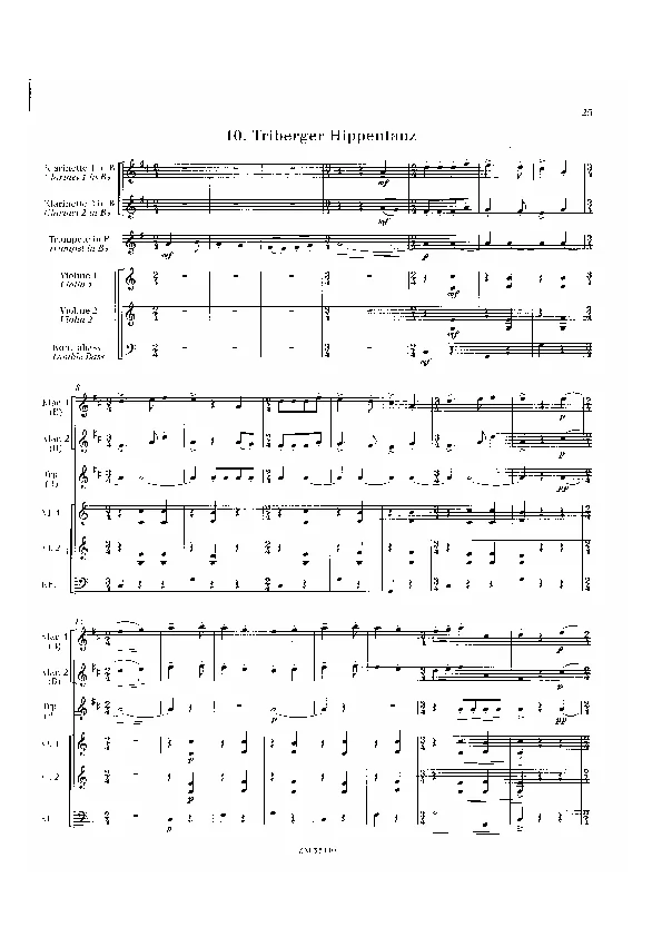 Bertold Hummel : 14 danses de la Forêt-Noire - Arrangement (n° 10, 12, 13)