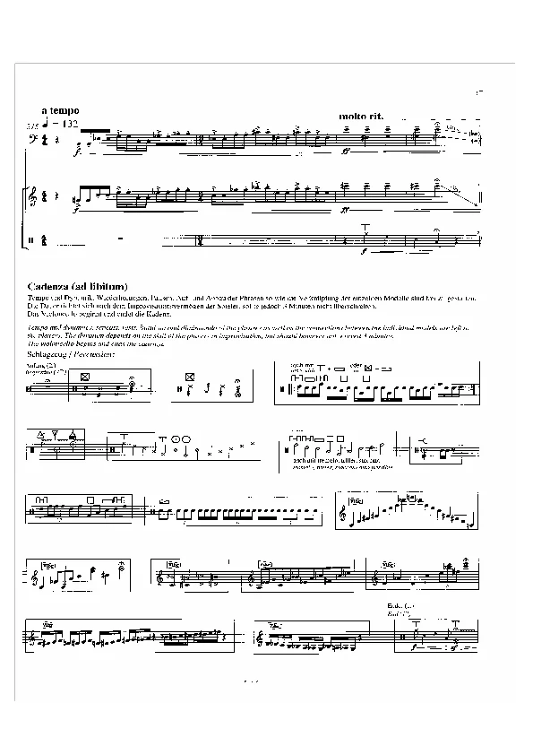 Bertold Hummel: Asiago for percussion and cello, Op. 107b (Cadenza and Finale)