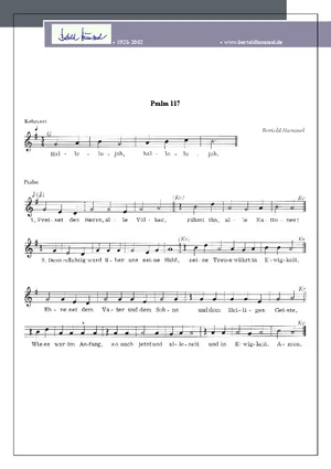 Psalm 117 - einstimmig