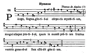 Hymnus Pange lingua