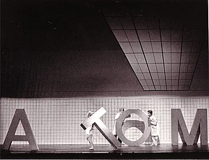 Wissenschaftler finden neue Wege Atom zu spalten (Augsburg 1984)