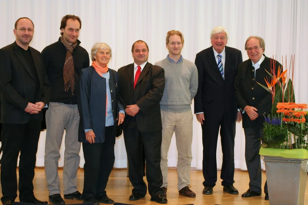 Photo de groupe du jury du concours Bertold Hummel, 2011.