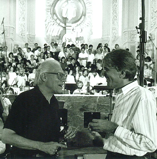 Bertold Hummel und Siegfried Koesler, Würzburg, Juli 1989
