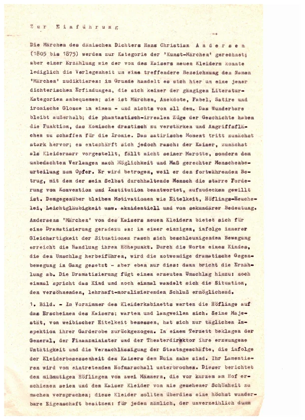 Texte d'introduction à la création (op. 10)