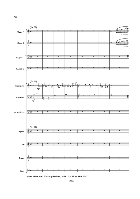Bertold Hummel: Op. 17, No. 3 (sheet music)