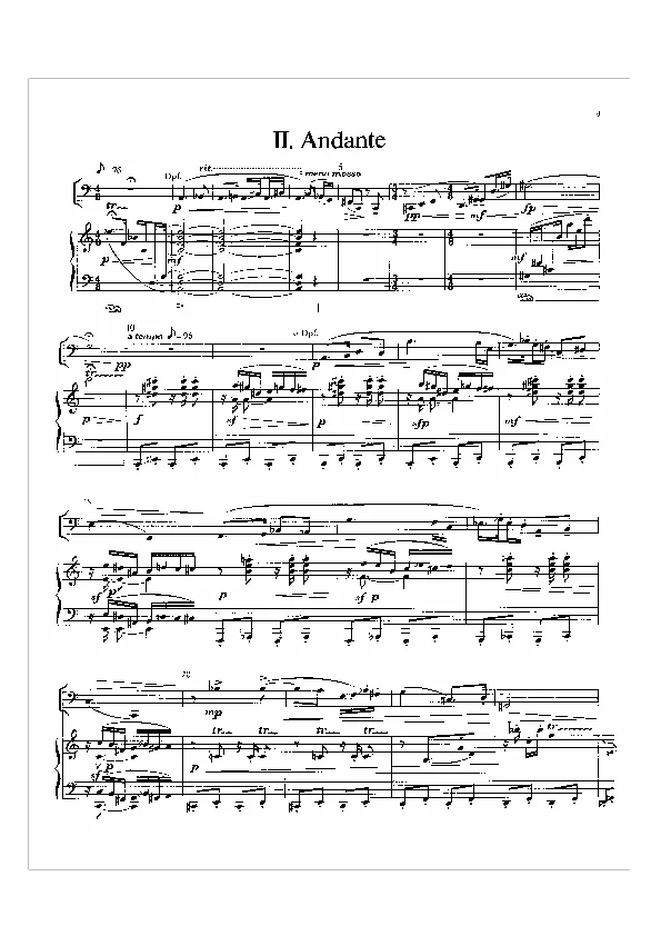 Bertold Hummel: Sonatine für Basstuba, op. 81a, 2 (Noten)