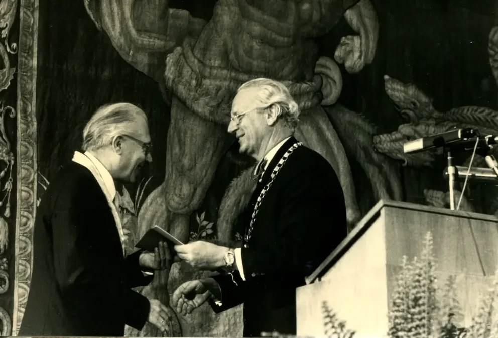 Bertold Hummel, admission à l'Académie bavaroise des Beaux-Arts, 1982