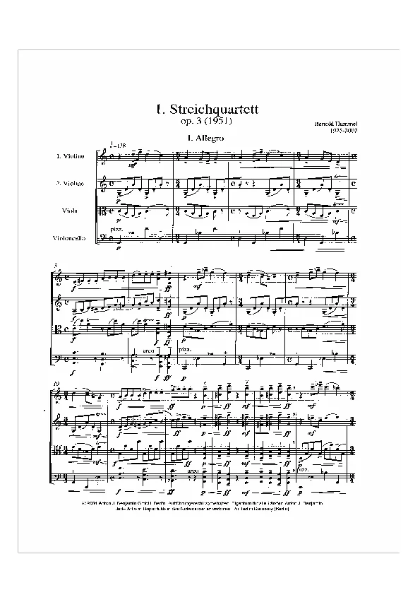 Bertold Hummel: Op. 3, No. 1 (sheet music)