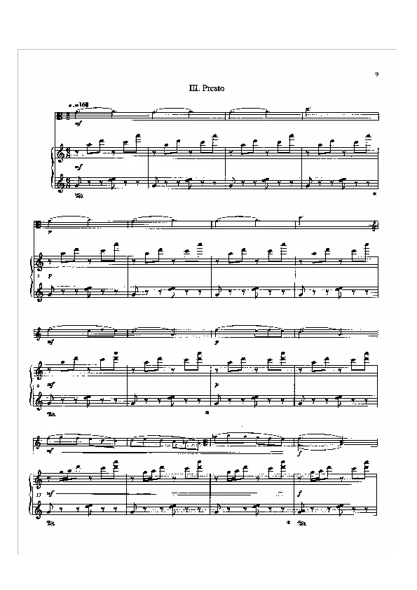 Bertold Hummel: Op. 19c, No. 3 (sheet music)