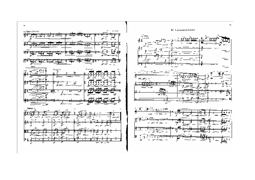 Bertold Hummel : 2e quatuor à cordes, op. 46, n° 2 (partition)