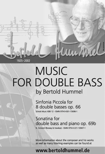 Plakat zu op. 66 und op. 69b - english