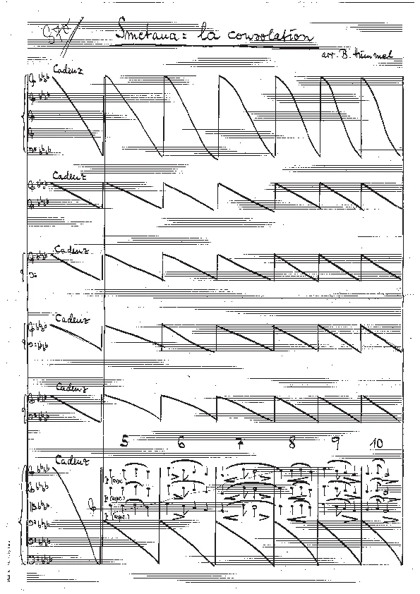 F. Smetana, *La Consolation* (arranged)