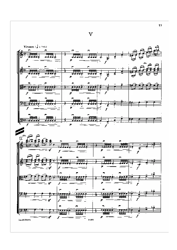 Bertold Hummel : Épigrammes, op. 69a, n° 5 (partition)