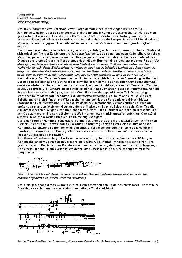 C. Kühnl: Analysis of the Work, Op. 55