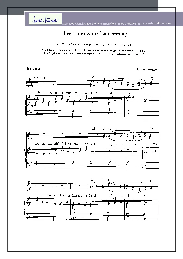 Osterproprium 1965