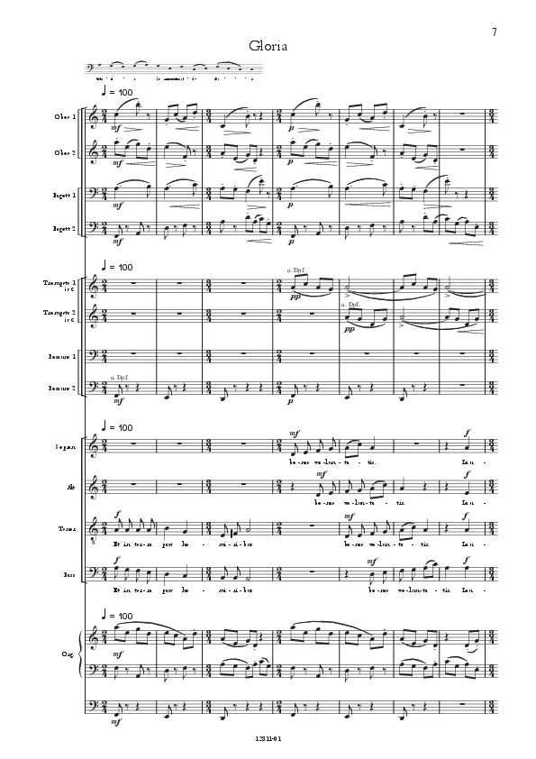 Bertold Hummel : Missa brevis, op. 5a, n° 2 (partition)