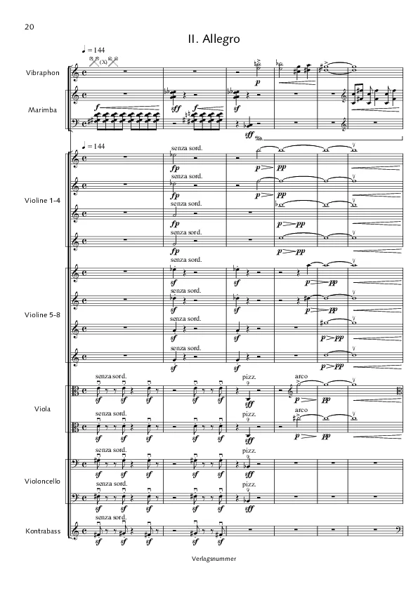 Bertold Hummel: Konzertante Musik für Schlagzeug, op. 86, 2 (Noten Partitur)