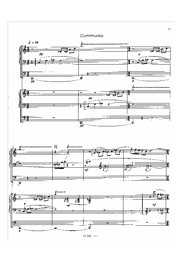 Bertold Hummel: Ad missam für zwei Orgeln, op. 97f, 4 (Noten)