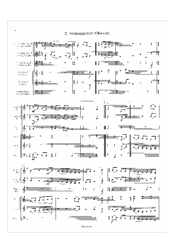 Bertold Hummel : 14 danses de la Forêt-Noire - Arrangement (n° 2, 4, 8)