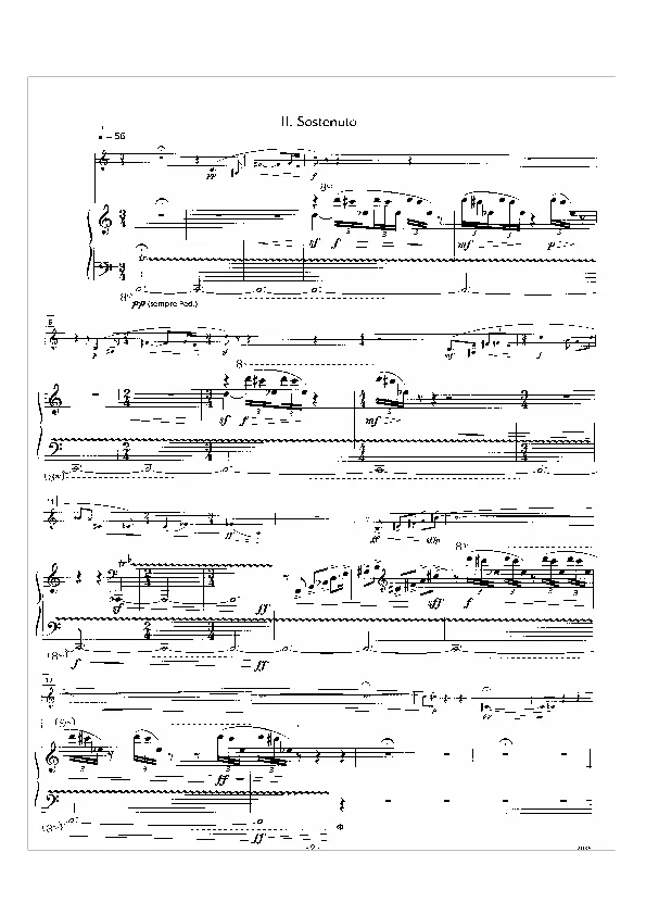 Bertold Hummel: Sonata brevis für Saxophon, op. 95a, 2 (Noten)
