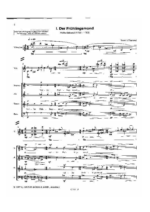 Bertold Hummel: 11 Haiku, op. 41b (Noten)
