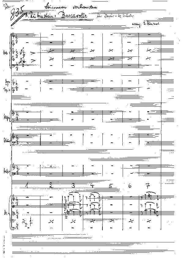 A. Rubinstein: Barcarolle (arranged)