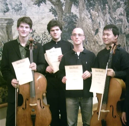 from left: Jakob Spahn, Georgiy Lomakov, Jaka Stadler, Tai Yang Zhang