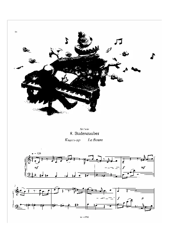 Bertold Hummel: Keyboard Pieces for Piano, Op. 103d, 8, 10, 11, 15 (sheet music)