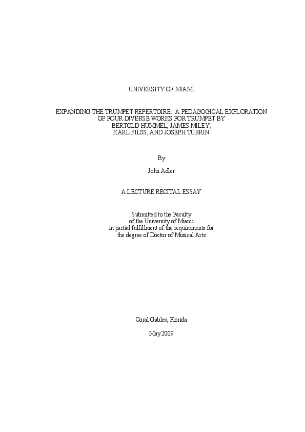 John Adler Dissertation B. Hummel Op. 82a