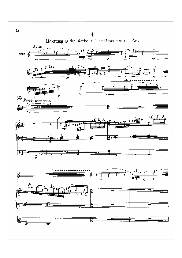 Bertold Hummel: Biblische Szenen, op. 45, 4 (Noten)