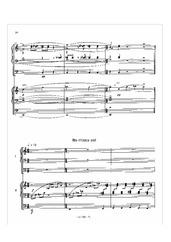 Bertold Hummel: Ad missam für zwei Orgeln, op. 97f, 5 (Noten)