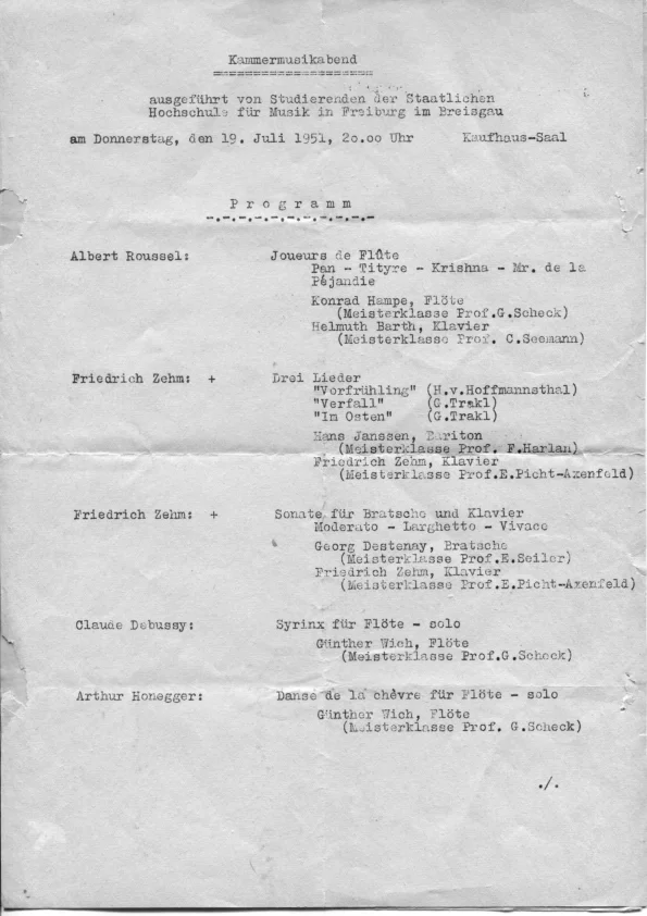 Programme of the UA