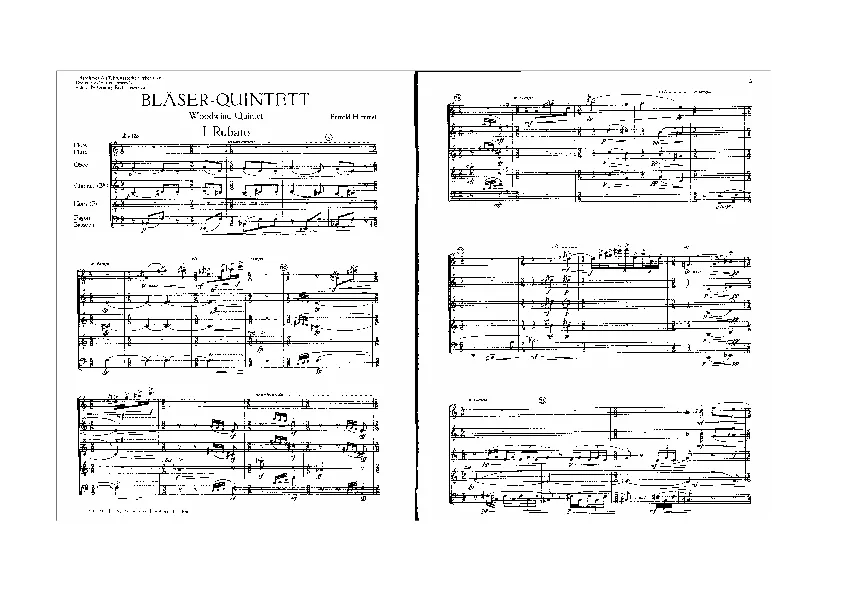 Bertold Hummel: Op. 22, No. 1 (sheet music)