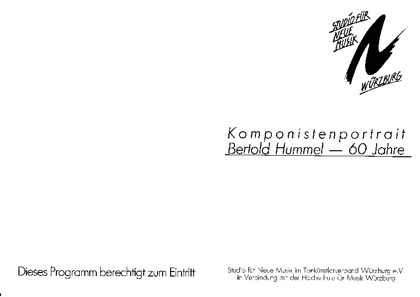 Programme de l'UA op. 72b