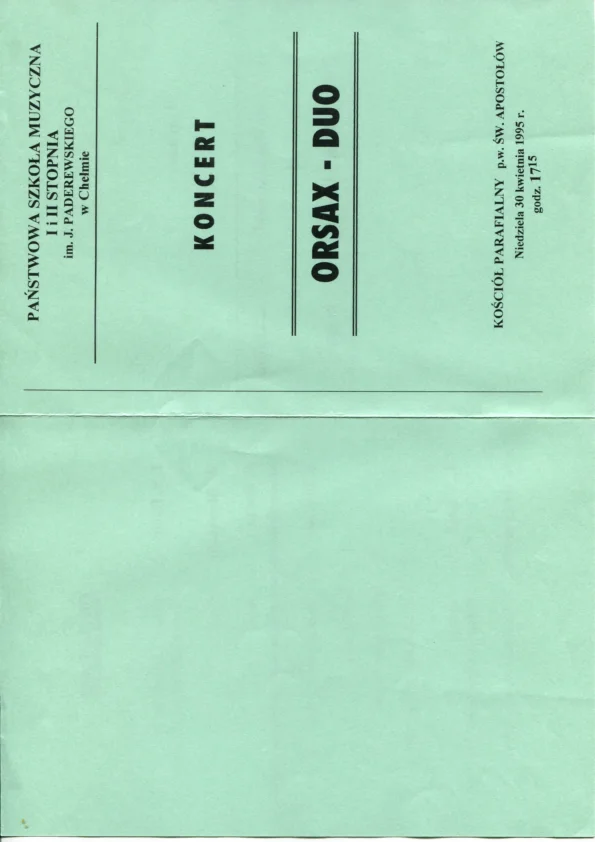 Programm der UA op. 68b
