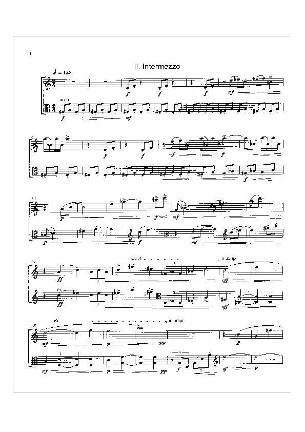 Bertold Hummel: Divertimento, Op. 62b, No. 2 (sheet music)