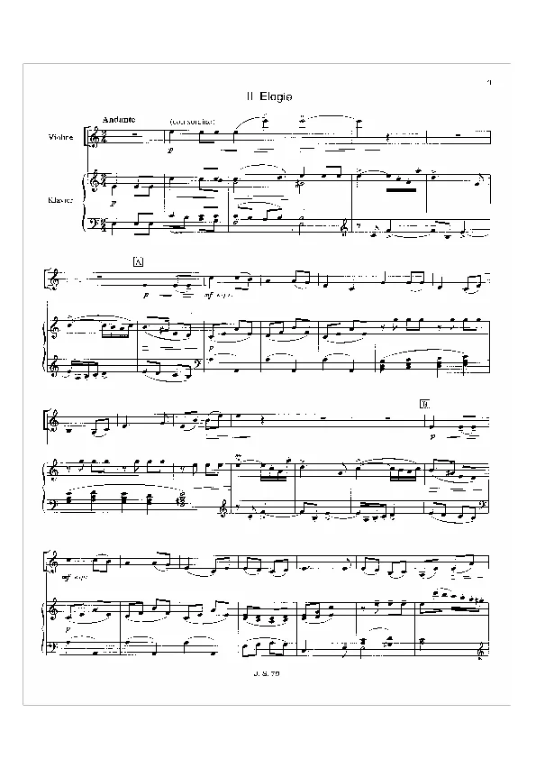 Bertold Hummel: Concertino classico, op. 103b, 2 (Klavierauszug Noten)