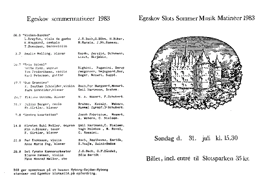 Programm der UA op. 77d1