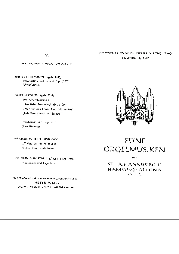 Programme for the world premiere of Op. 4