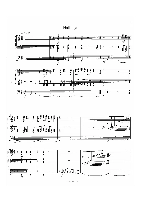 Bertold Hummel: Ad missam für zwei Orgeln, op. 97f, 2 (Noten)