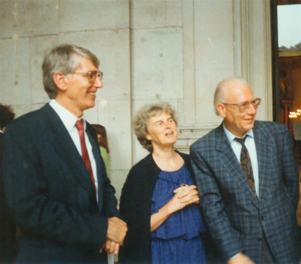 Siegfried Koesler, Inken et Bertold Hummel, Salzbourg, août 1992