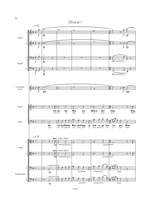 Bertold Hummel: Offenbarung neuen Lebens, op. 8 (Choral I)