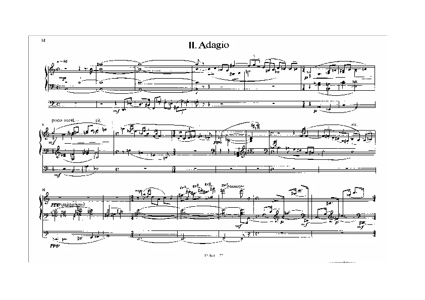 Bertold Hummel : « In memoriam Bruckner », op. 91a, n° 2 (partition)